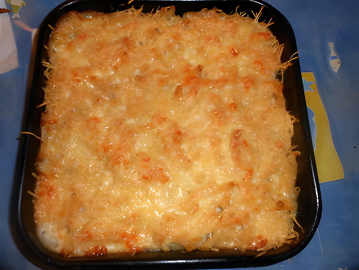 recette Gratin de macaroni au comté