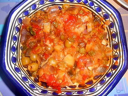 recette CAPONATA A MA FACON