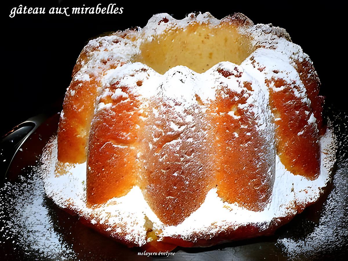 recette Gâteau aux mirabelles