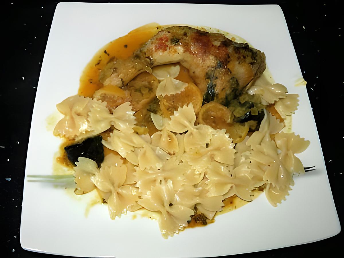 recette tajine cuisses de poulets citrons confits et pruneaux