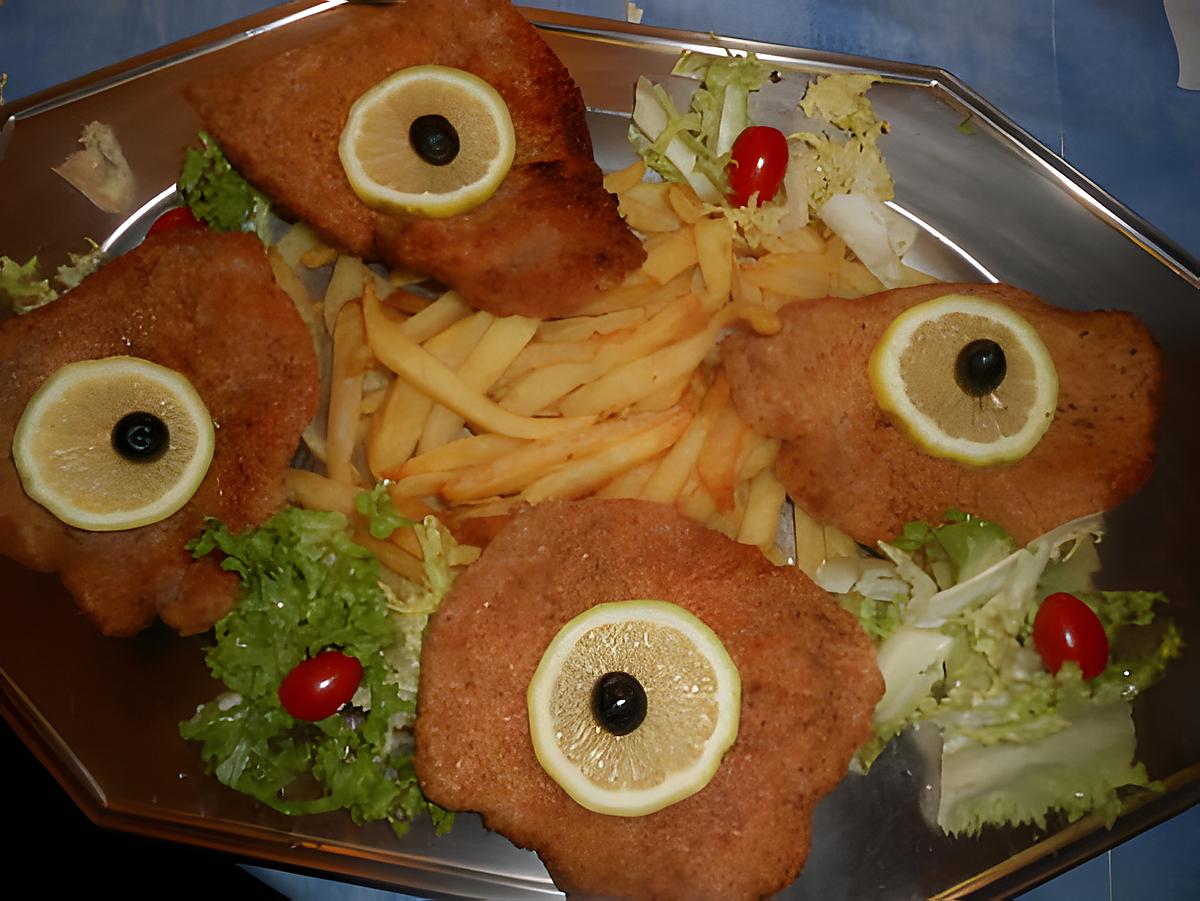 recette Escalope viennoise(wiener schnitzel)