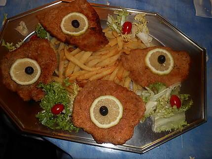 recette Escalope viennoise(wiener schnitzel)