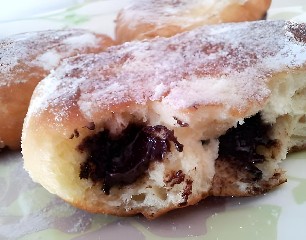 recette Beignets au chocolat