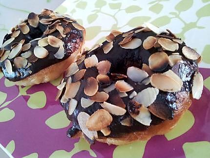 recette Donuts choco-amandes