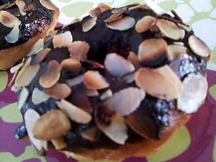 recette Donuts choco-amandes