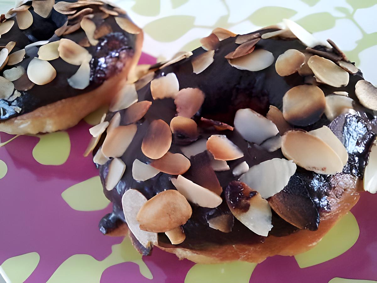 recette Donuts choco-amandes
