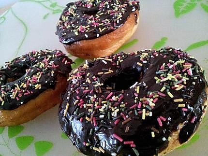 recette Donuts au nutella colorés