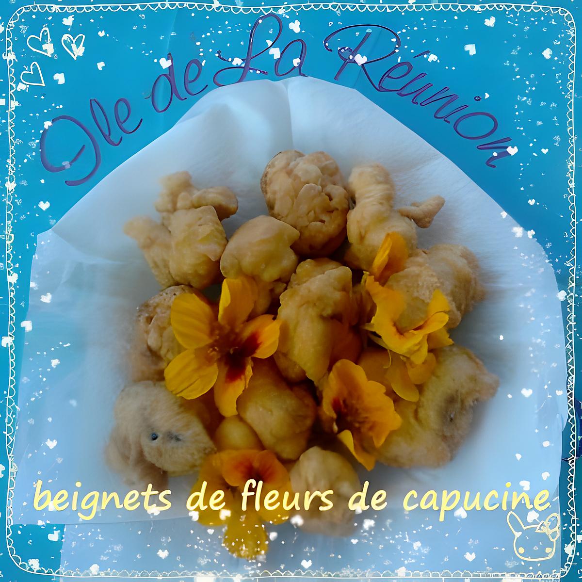 recette beignets de fleur de capucine