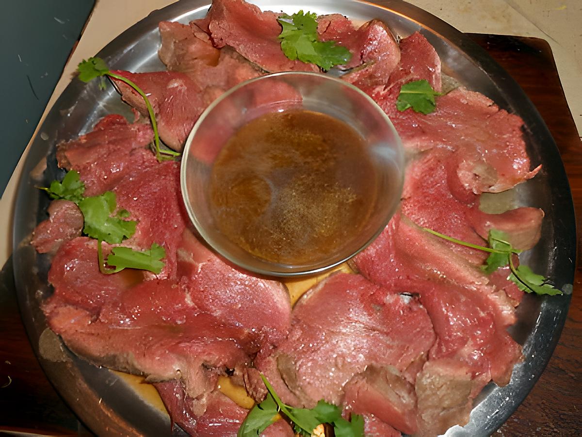 recette Roti de boeuf avec son jus corsé