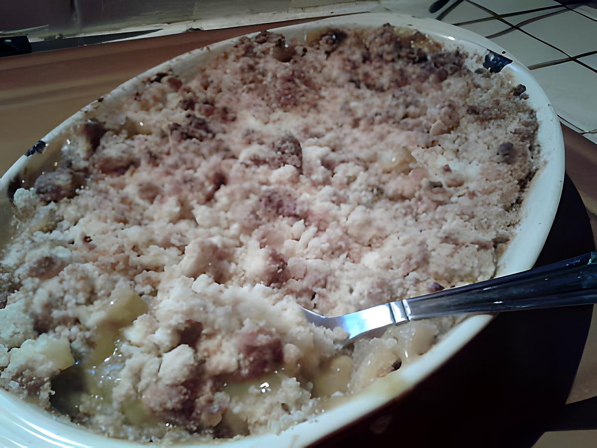 recette Crumble aux reines claude