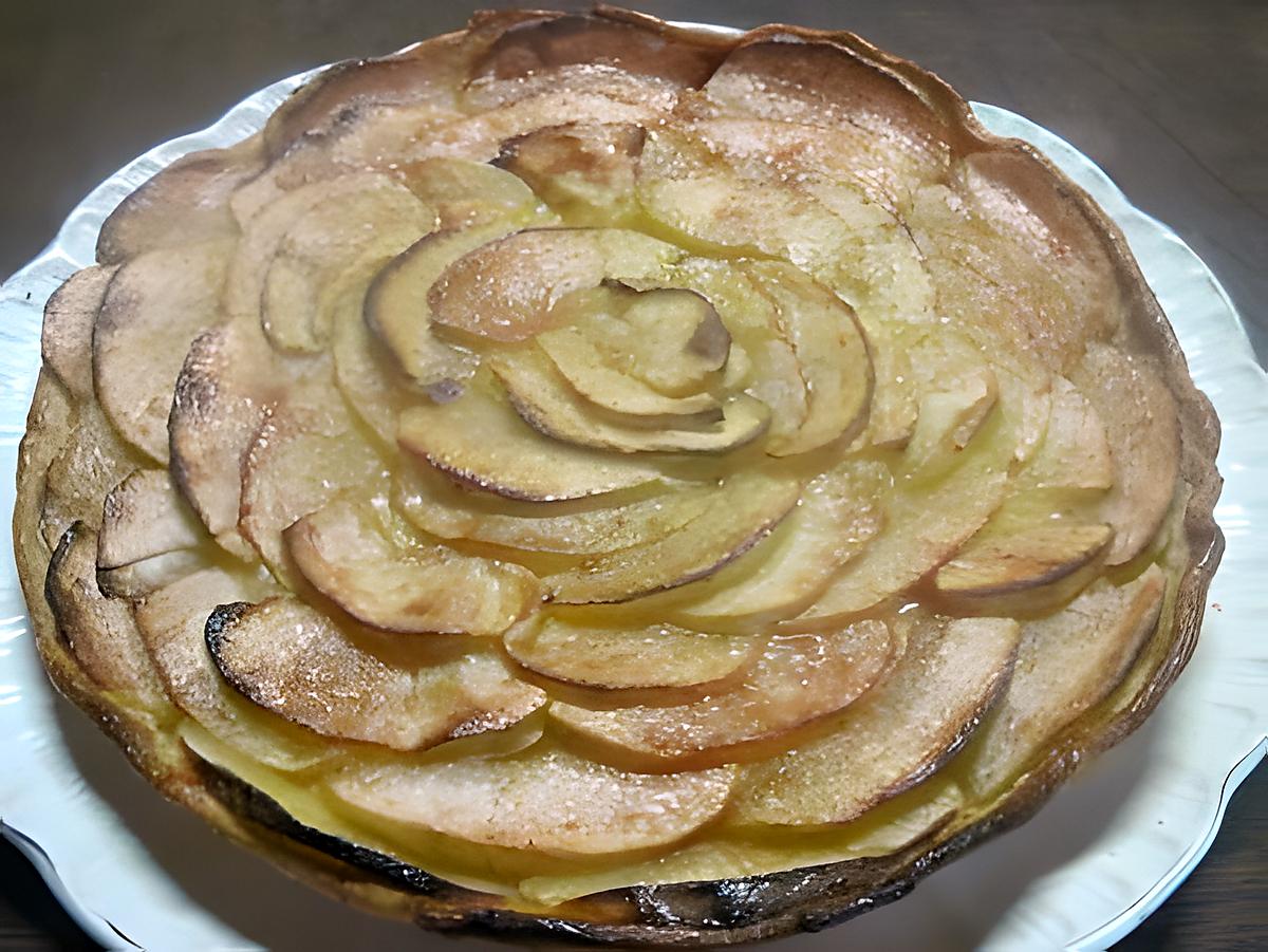 recette Tarte aux pommes au beurre.