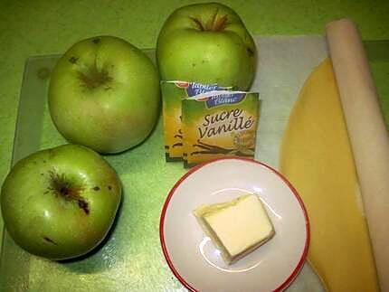 recette Tarte aux pommes au beurre.