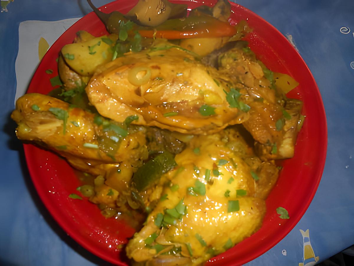 recette Colombo de poulet