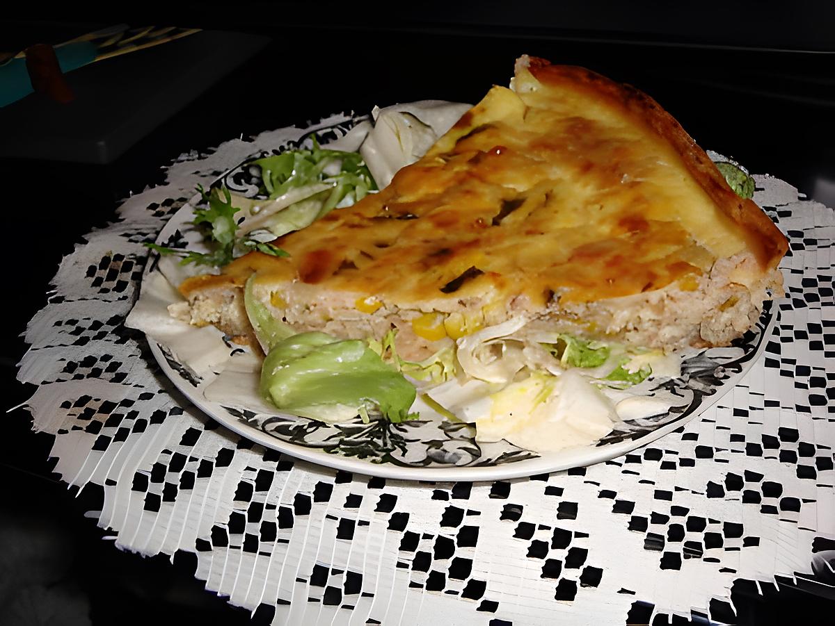 recette QUICHE AU THON