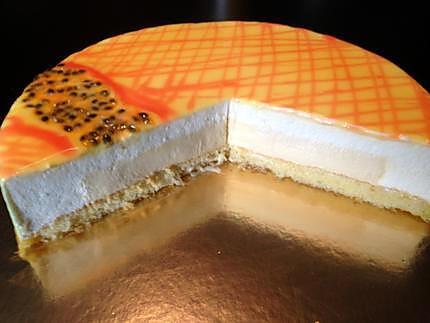 recette Entremet passion citron