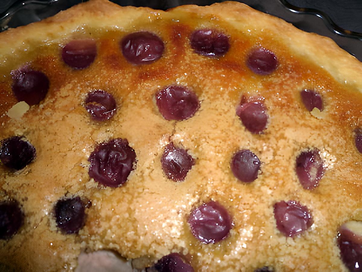 recette Tarte raisins rouges et amandes