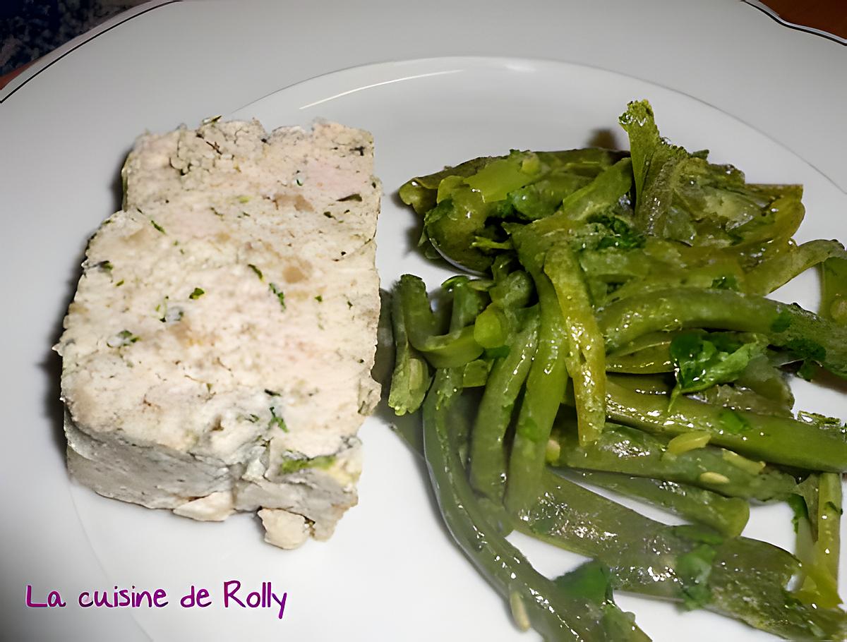 recette Terrine de poulet aux herbes