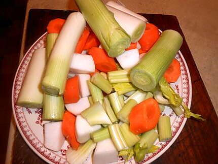 recette Plat de cotes et morteau en pot au feu