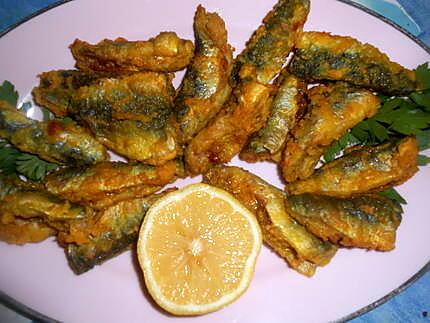 recette Friture de filets de sardines