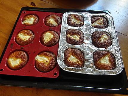 recette MUFFINS A LA VACHE QUI RIT ET LARDONS DE NICOLASE