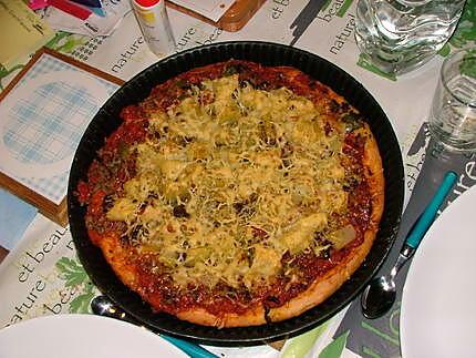 recette Pizza della Mama (pâte à pizza de ma maman)