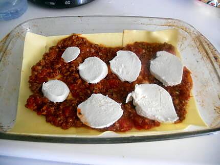 recette Lasagnes sauce tomate béchamel mozzarella