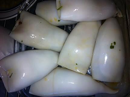 recette Riz au calamars farcis (recette tunisienne)