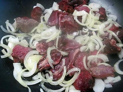 recette Sauté de bœuf aux carottes et pâtes.