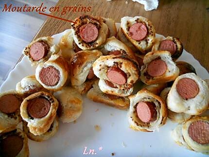 recette Saucisses feuilletées & jambon feuilleté