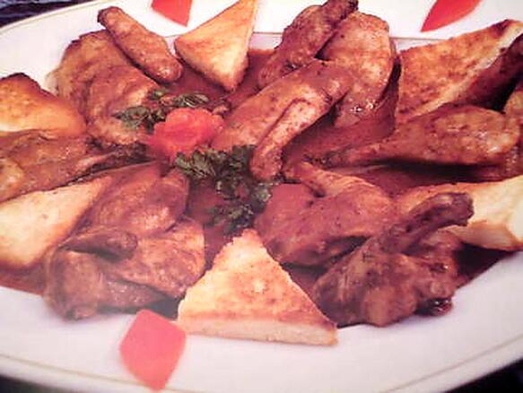 recette Pigeons ramiers en salmis