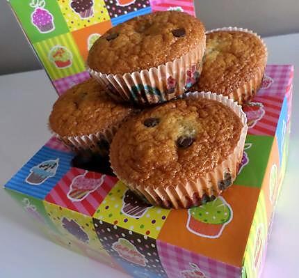 recette Muffins au yaourt et pépites chocolaté