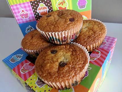 recette Muffins au yaourt et pépites chocolaté