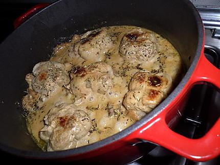 recette Paupiettes de veau sauce à la créme moutardé