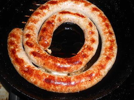 recette saucisse grillée purée saint germain