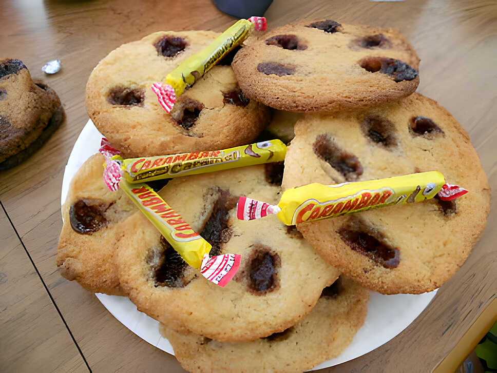 recette Cookies éclats de Carambar