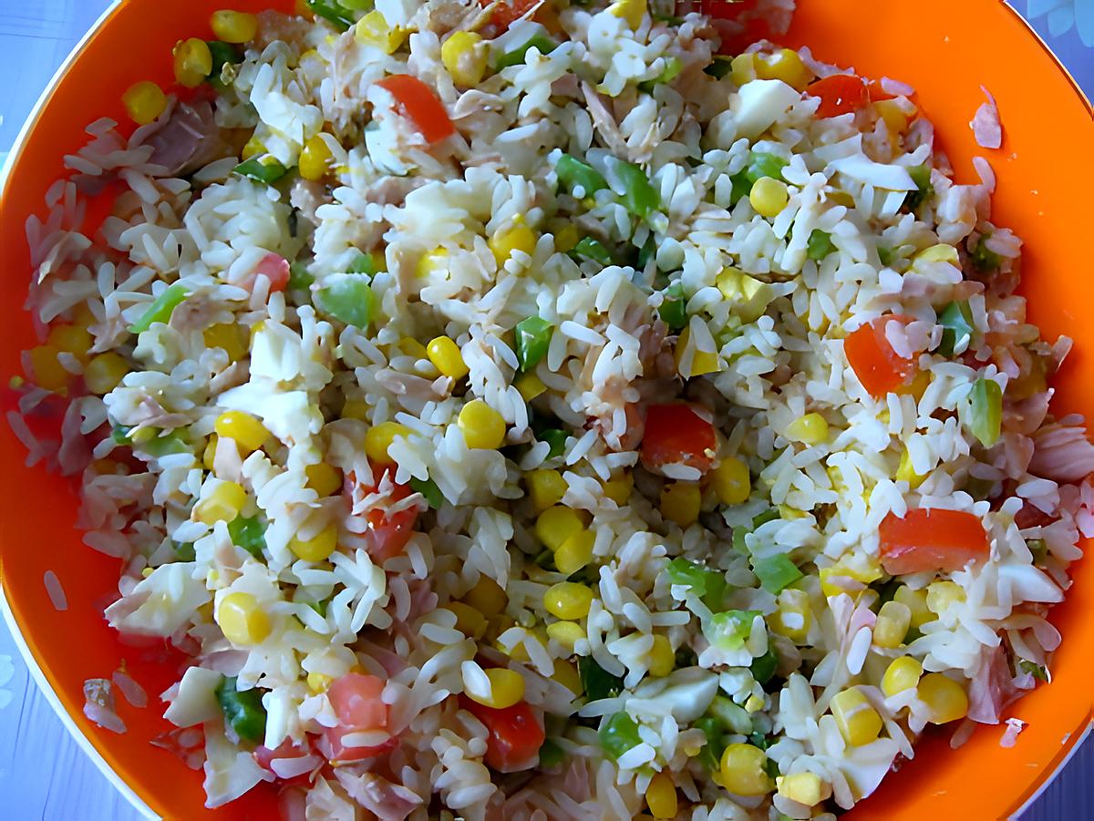 recette Salade de riz