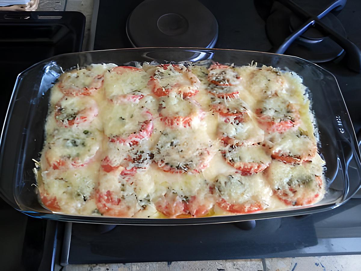 recette Gratin aubergines, tomates, mozzarella