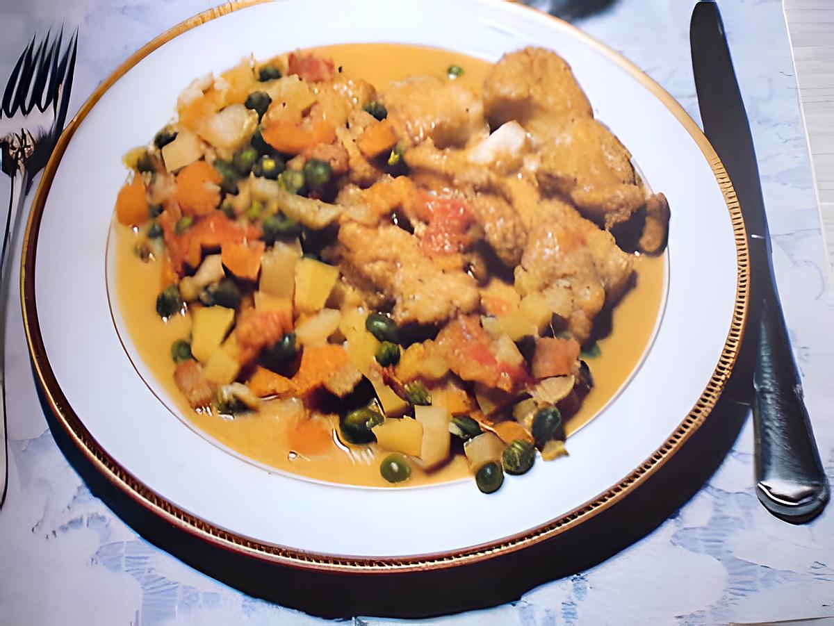 recette Lotte aux petits légumes