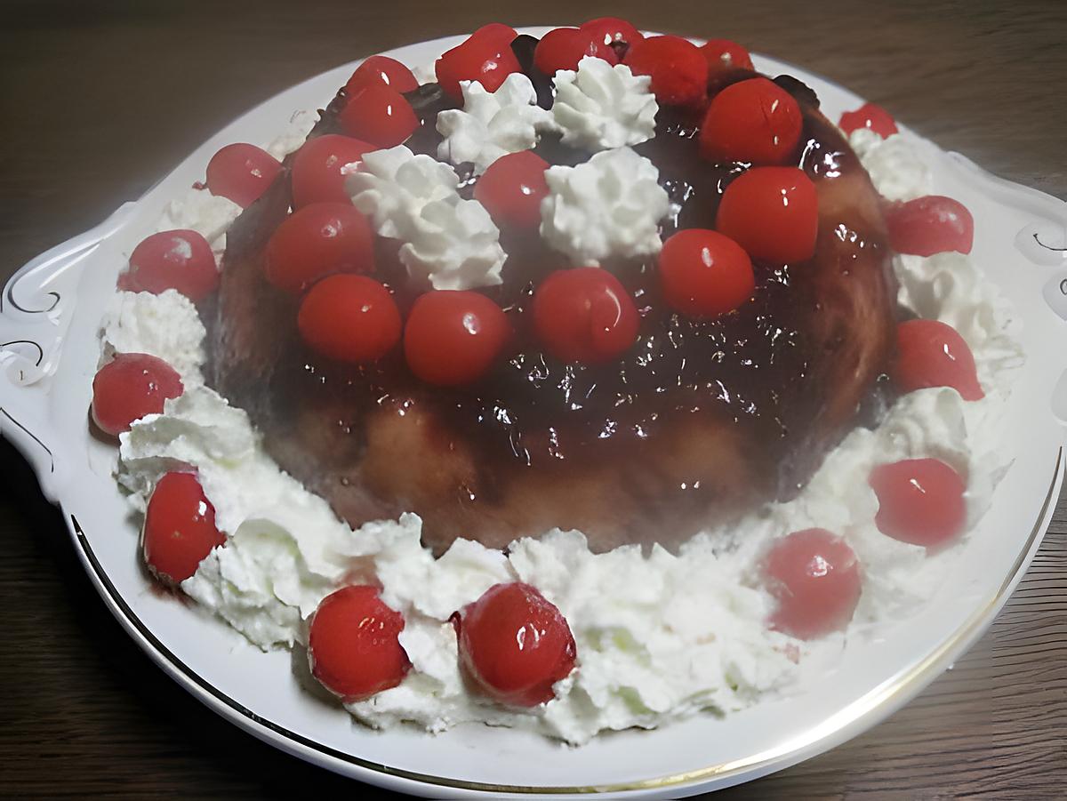 recette Gâteau aux griottes au micro-ondes.