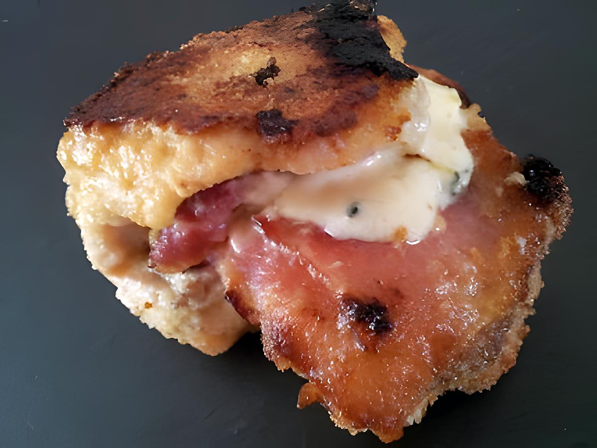 recette Cordon bleu au jambon fumé et roquefort