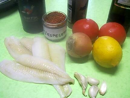 recette Filets de limande à la sauce tomates et oseille.