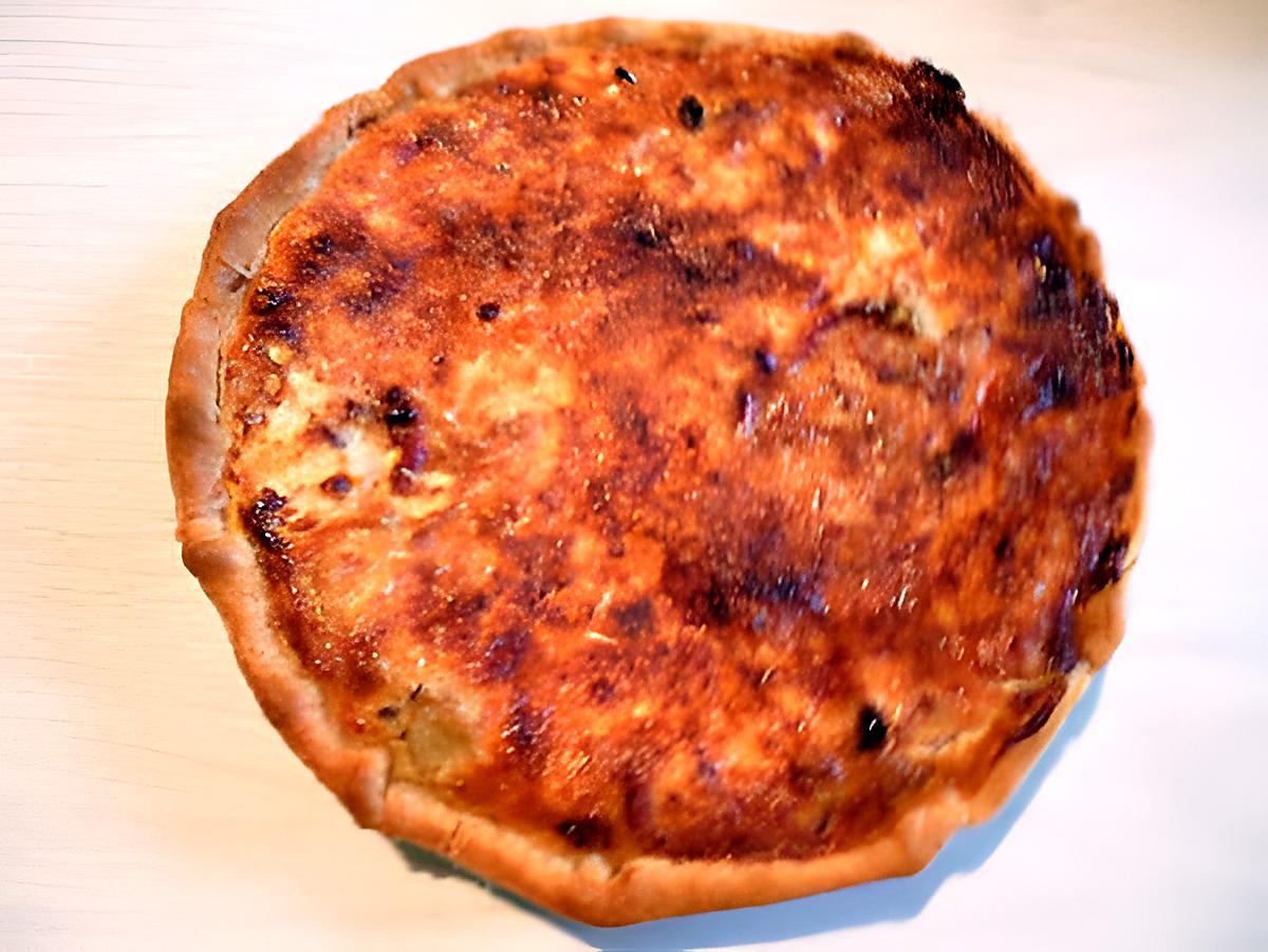 recette Quiche aux lardons, champignons et emmental