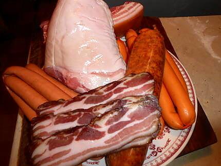 recette Choucroute garnie jarret,saucisses