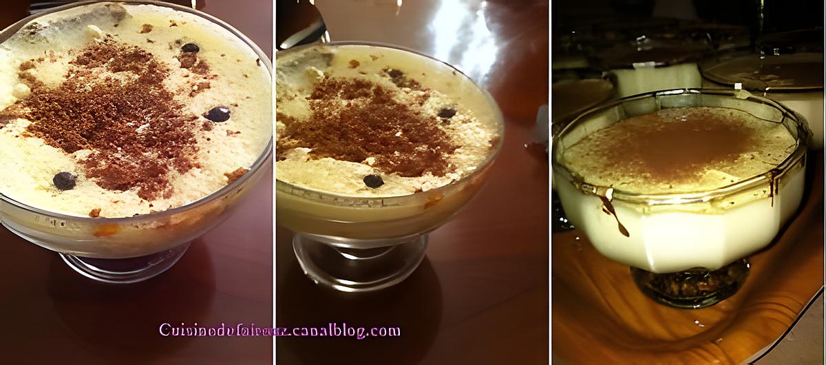 recette TIRAMISU AU CHOCOLAT