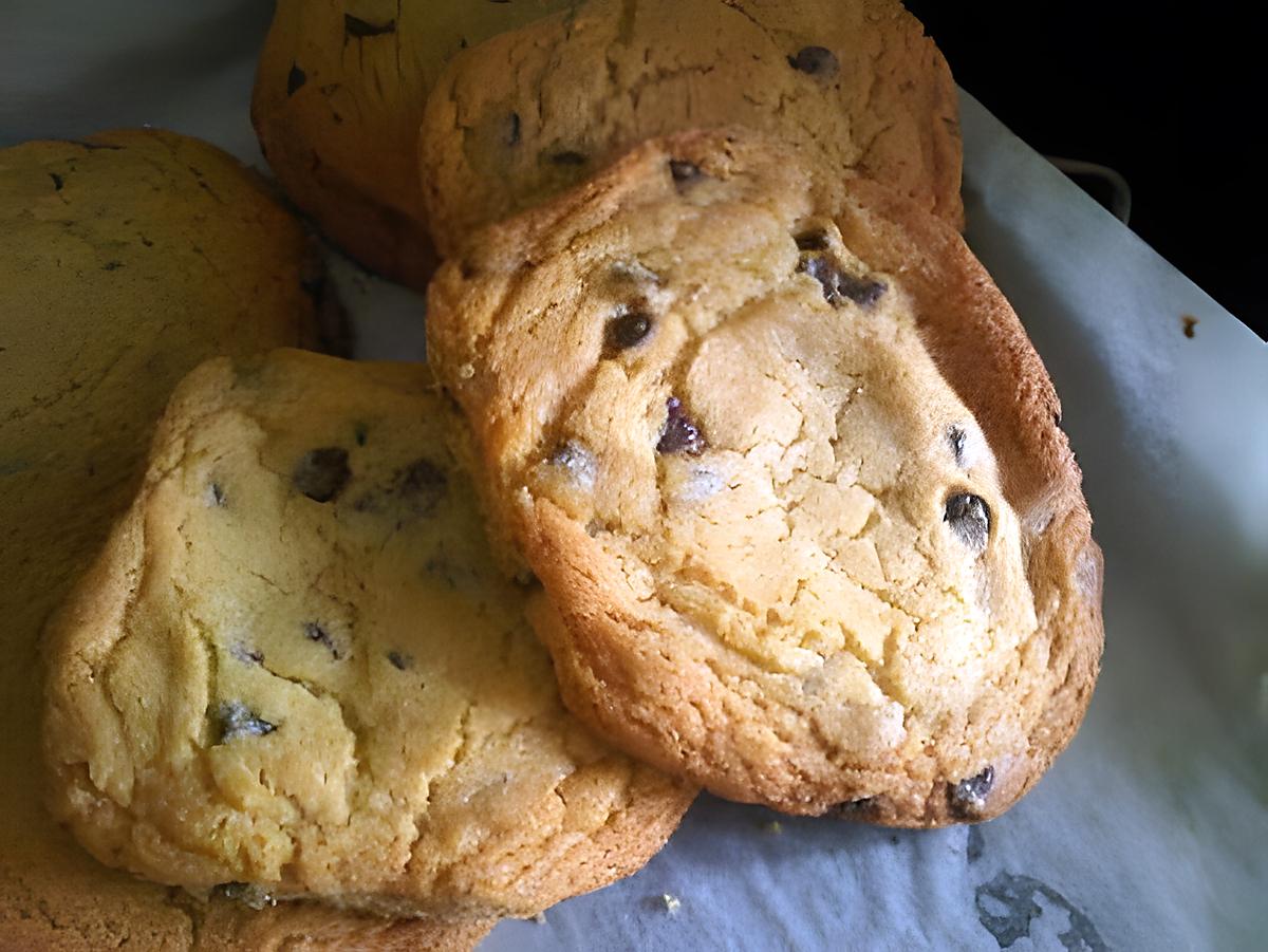 recette COOKIES CHOCOLAT NOIR