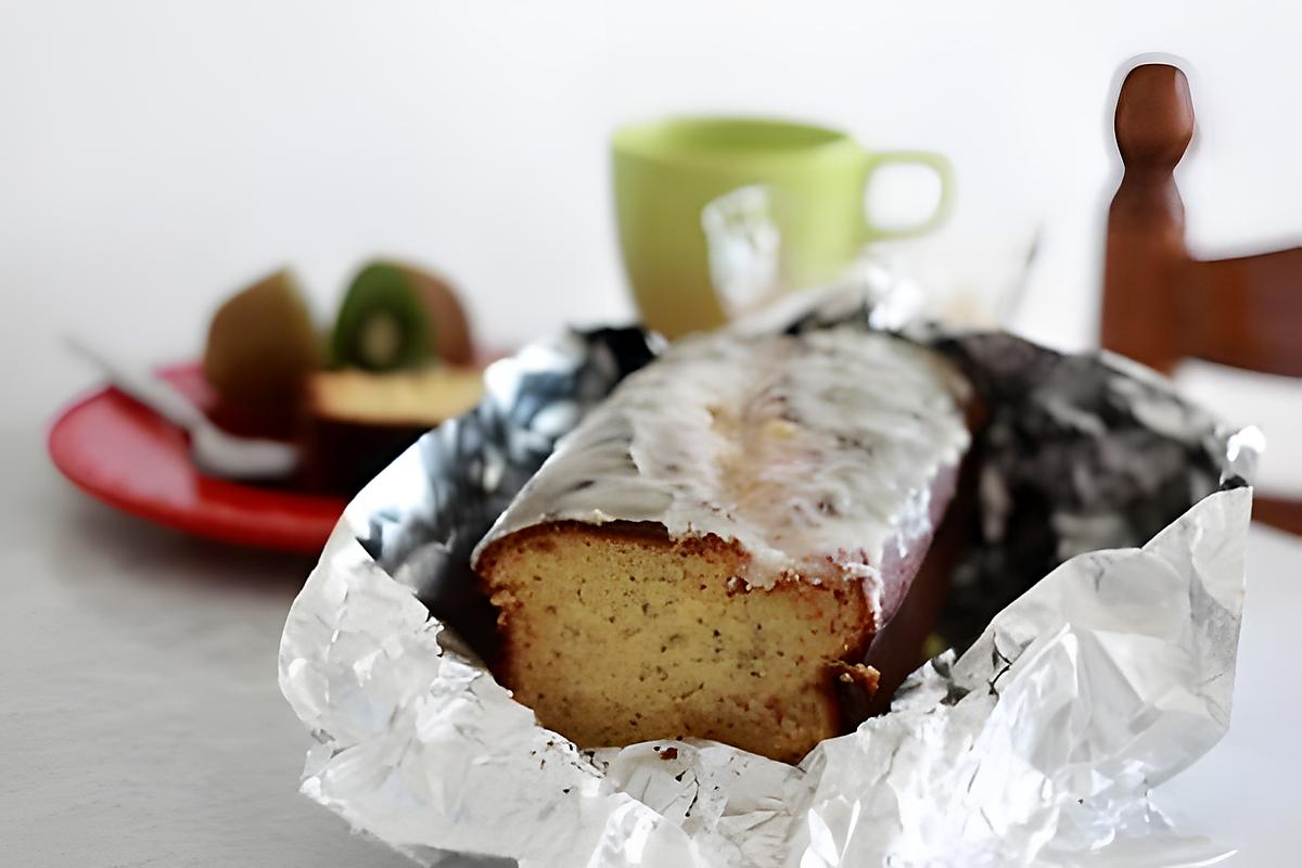 recette Cake glacé lemon curd, pavot