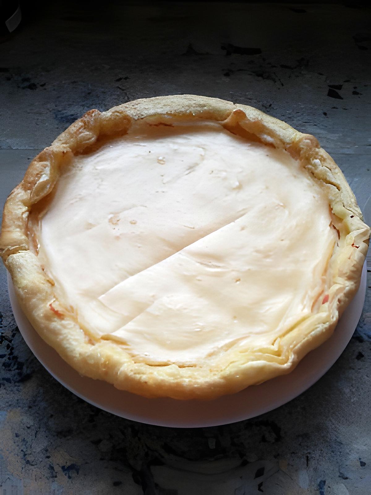 recette Tarte au flan vanillé