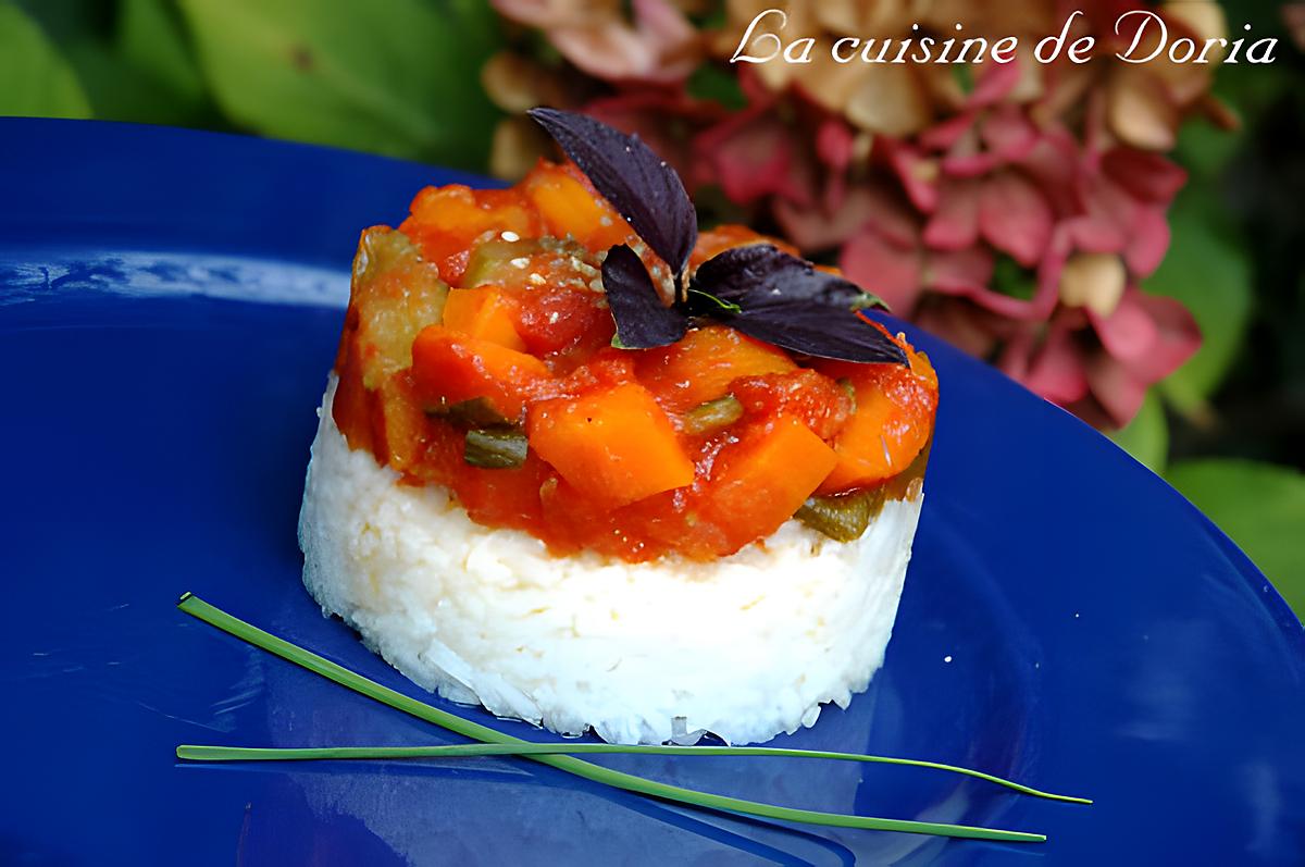 recette Duo de légumes et riz