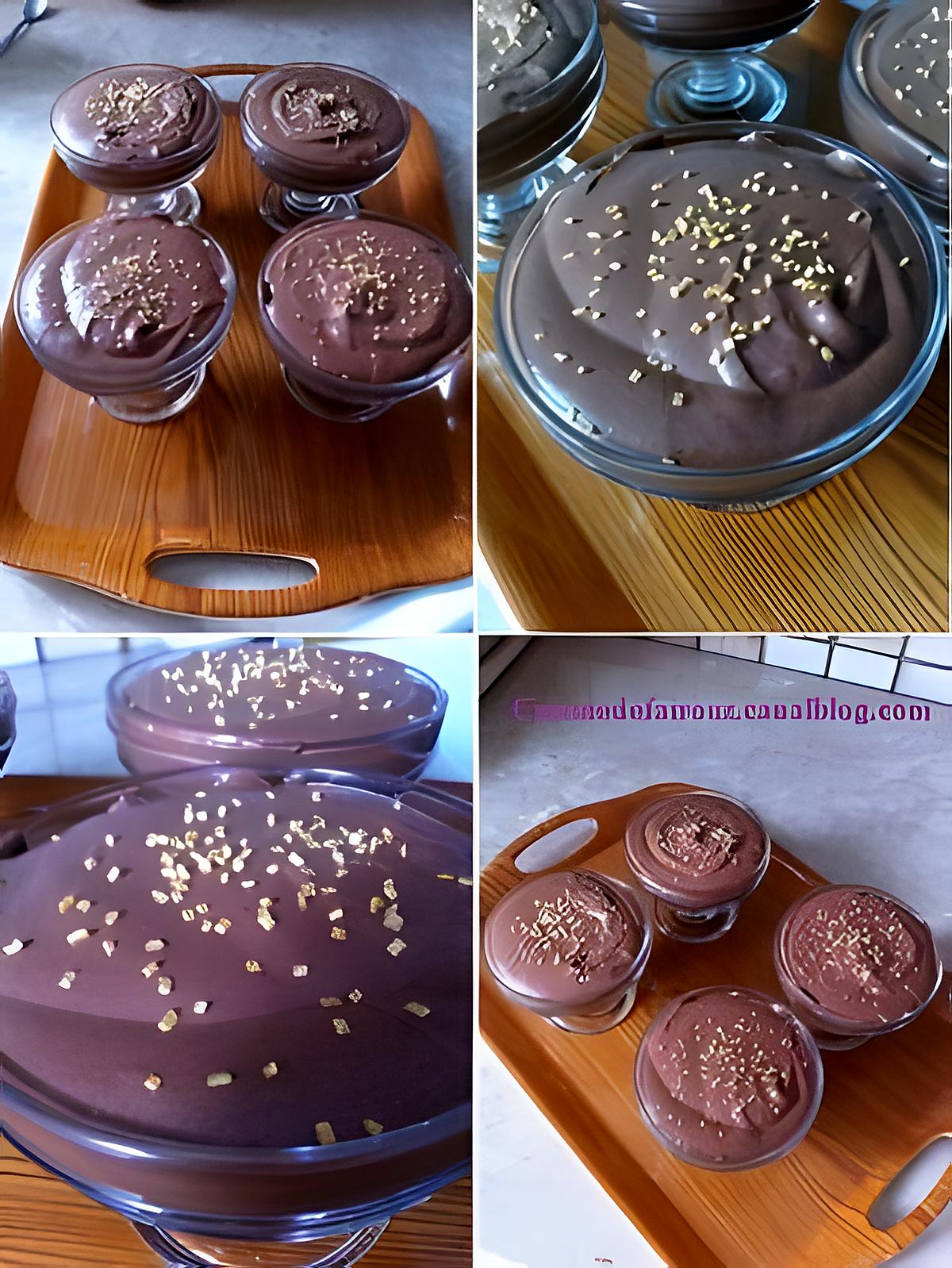 recette MOUSSE AU CHOCOLAT