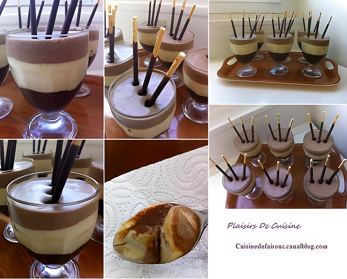 recette TRIO GOURMAND MOUSSE AU CHOCOLAT